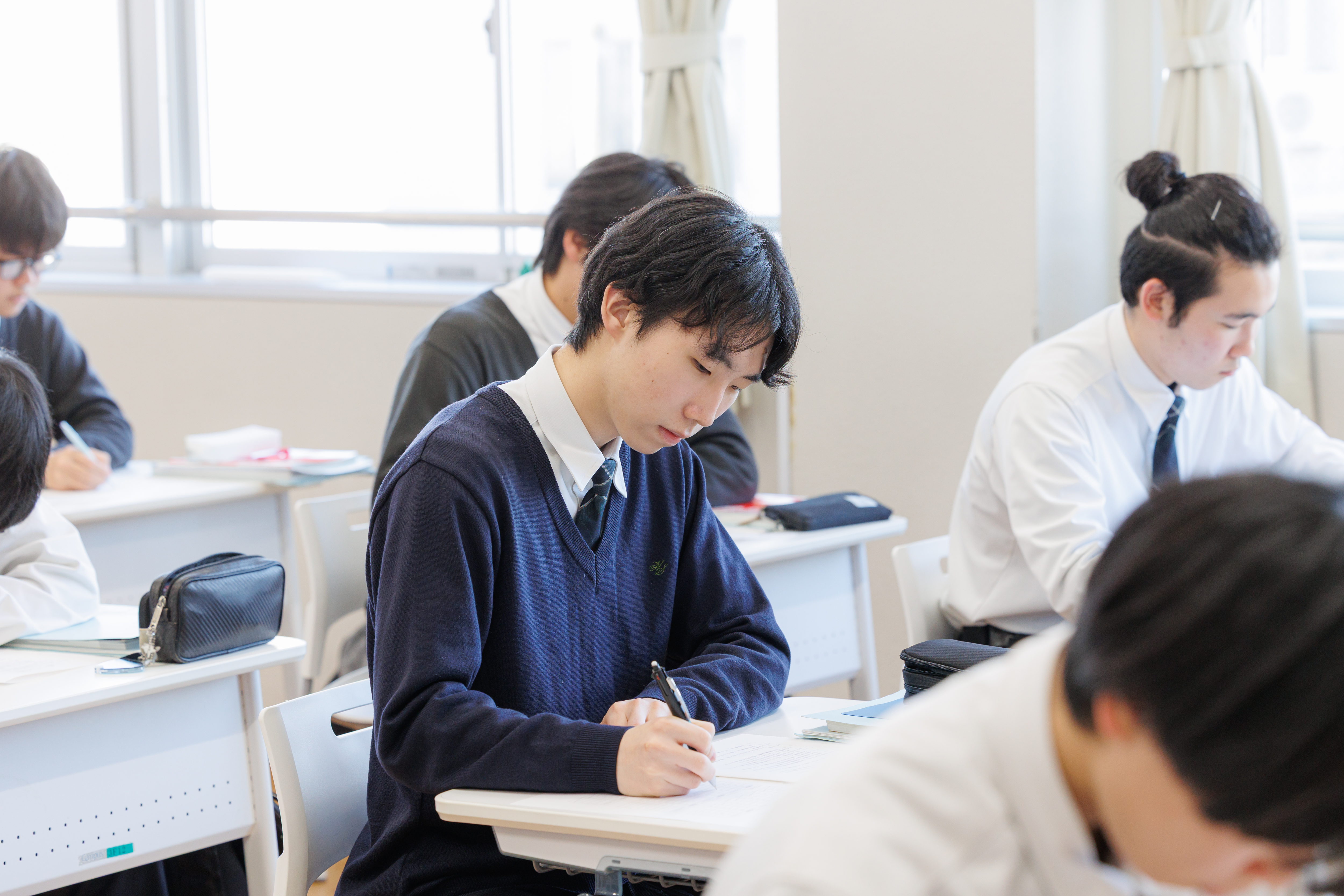 実力テストの様子