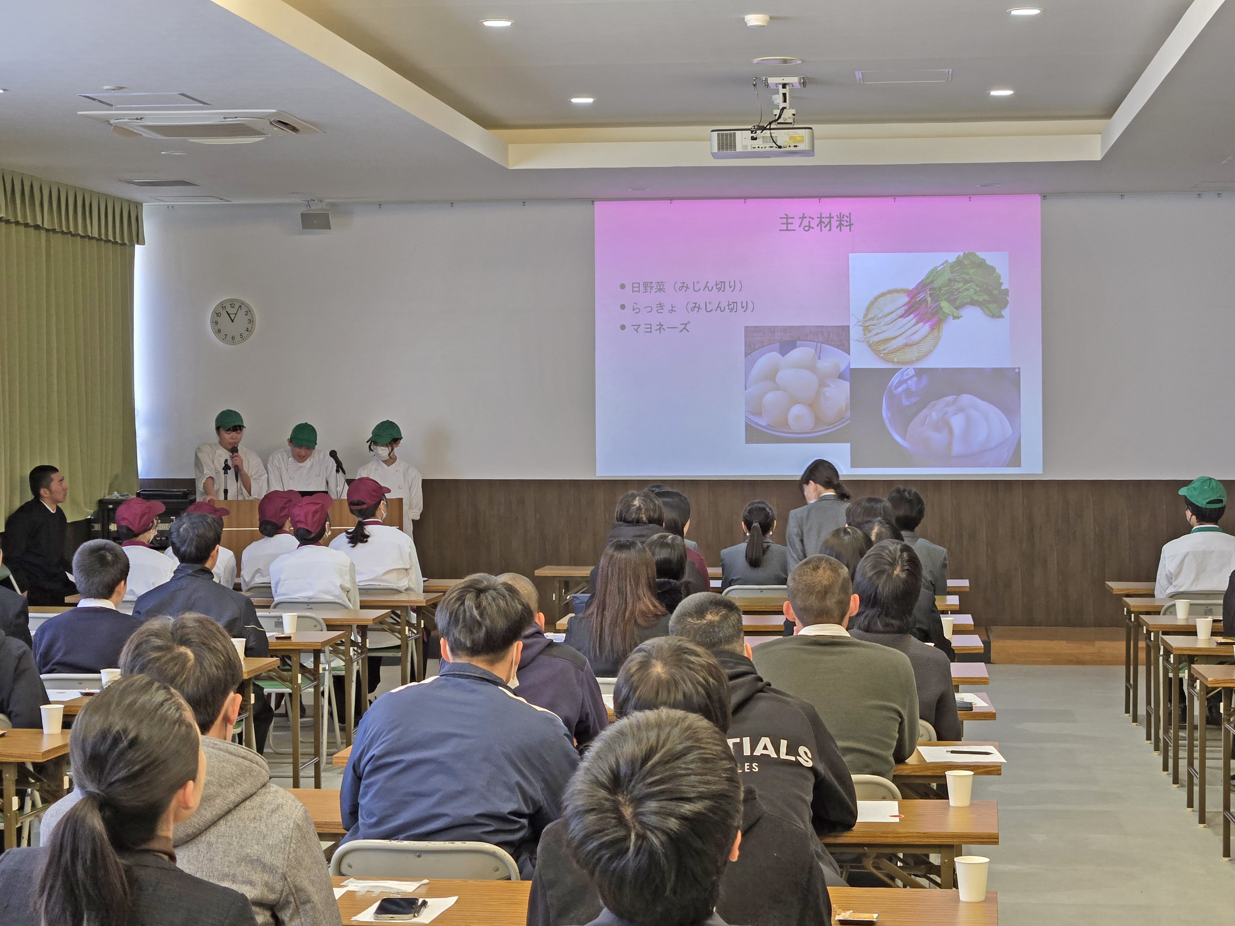 2学期末テストの様子